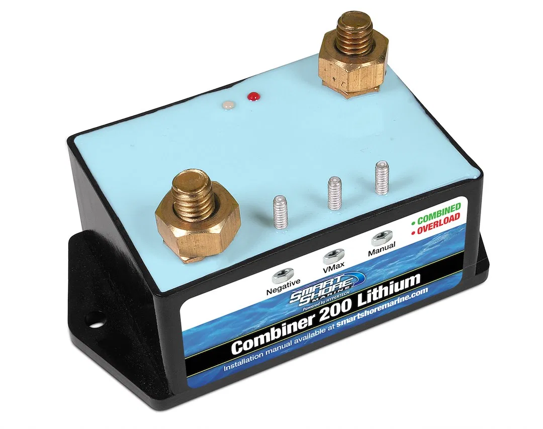 49111 – HYPERTECH Battery Combiner, 2 or More Input Batteries 80 Amp Continuous Rating/ 400-Amp Closing Current 18 Vo...